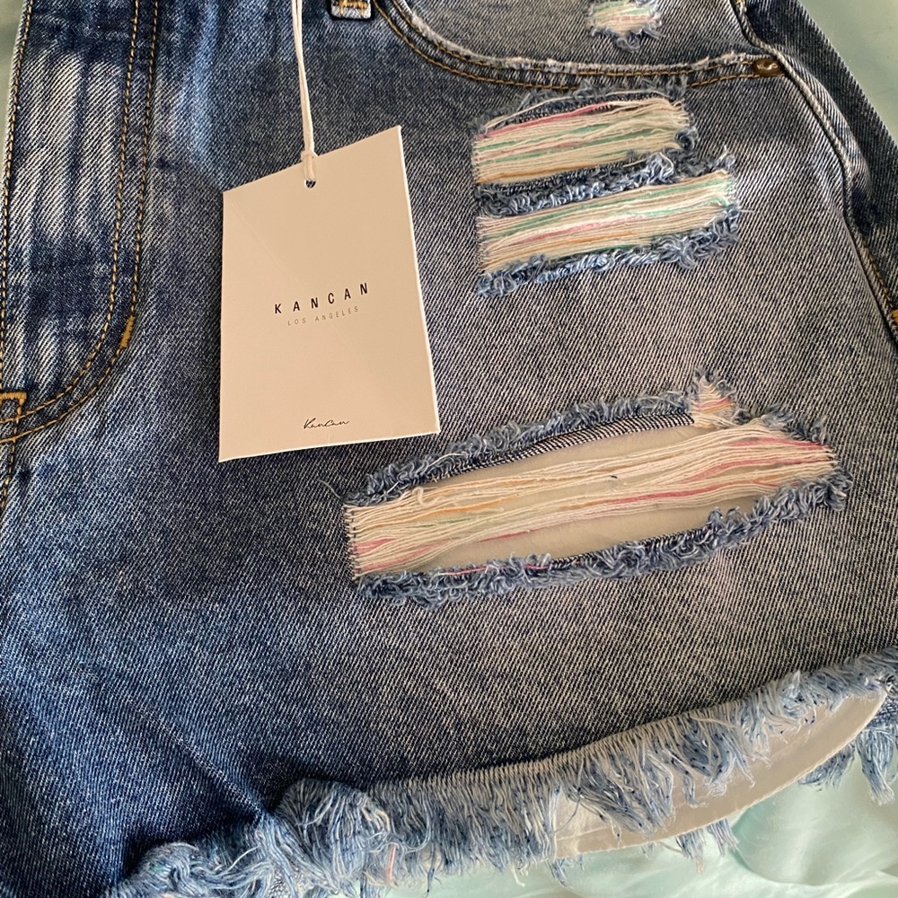 KanCan Rainbow thread shorts